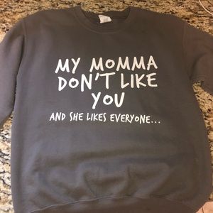 Justin Bieber inspired lyric crew neck